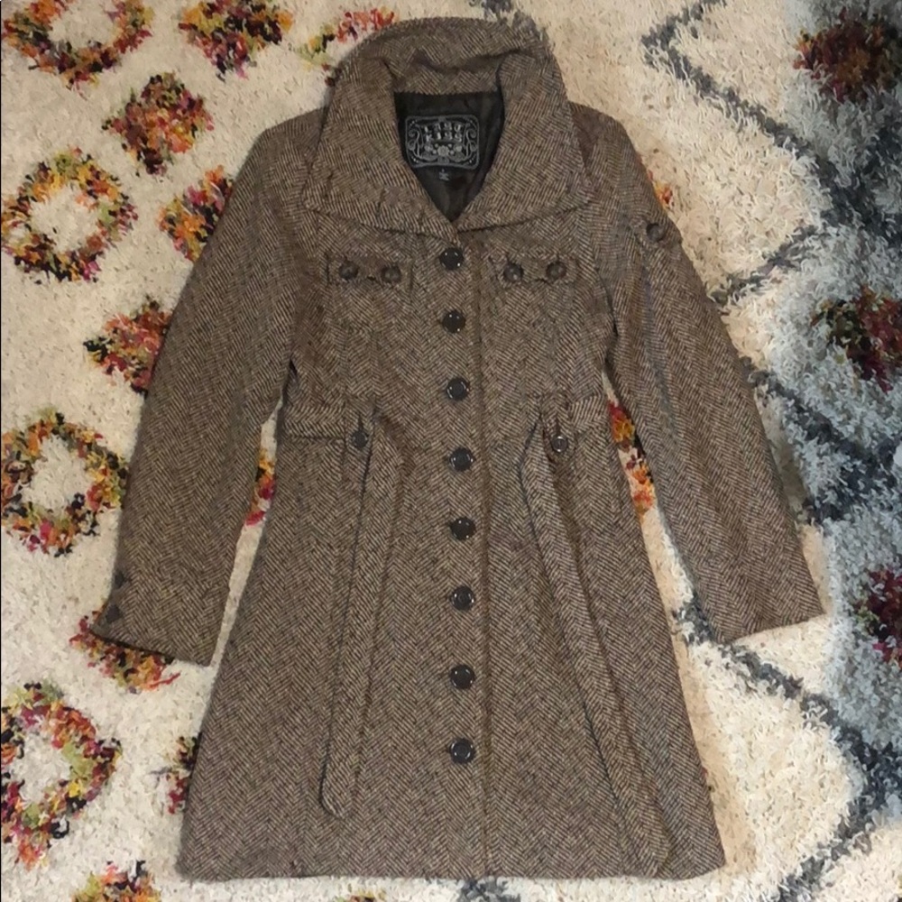 Tweed Peacoat